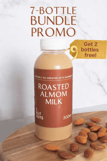 72 Roasted Almom RAM 7+2-bottle Roasted Almom Milk (300 mL) Bundle