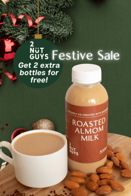 Festive RAM Almom Milk Festive Sale: 7+2-bottle Roasted Almom Milk (300 mL) Bundle