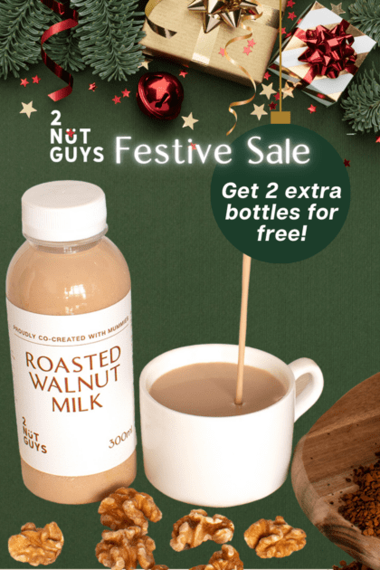 Festive RAM Walnut Milk Festive Sale: 7+2-bottle Roasted Walnut Milk (300 mL) Bundle