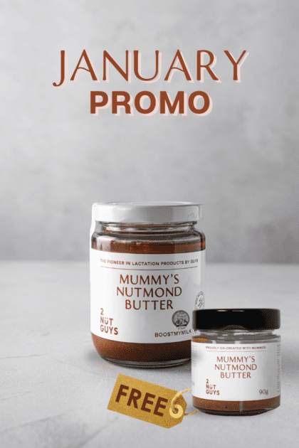 MNB 22090 v02 B1G1 Promo: Mummy's Nutmond Butter (220 g + 90 g)